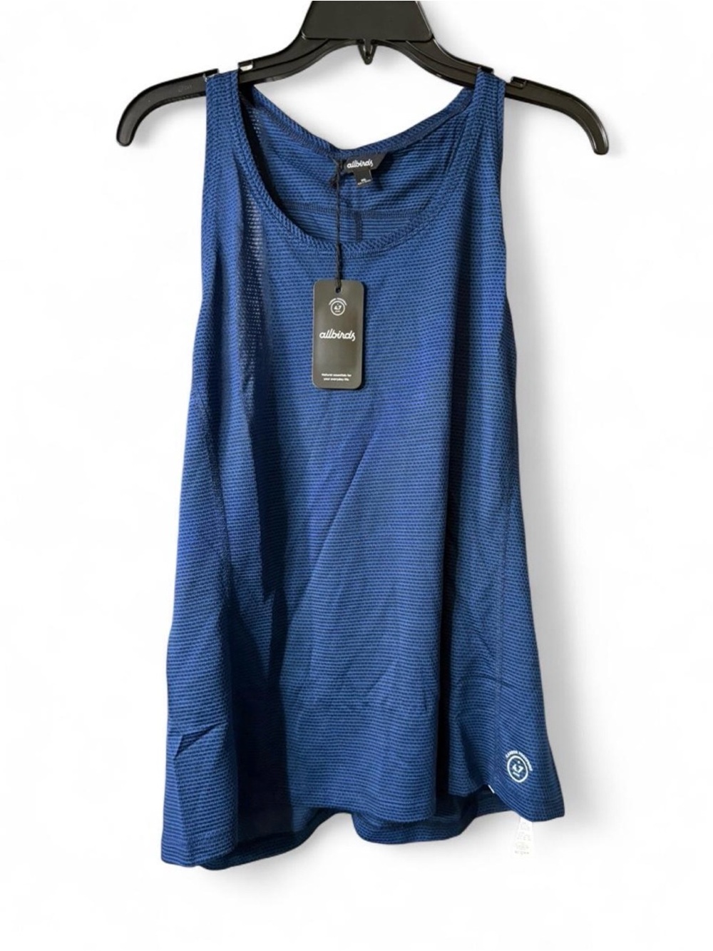 allbirds Women's Blue Mesh Tank Top